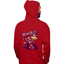 Load image into Gallery viewer, Secret_Shirts Pullover Hoodies, Unisex / Small / Red Robot's Best Friend