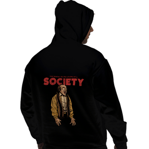 Daily_Deal_Shirts Pullover Hoodies, Unisex / Small / Black A Society