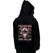 Load image into Gallery viewer, Shirts Zippered Hoodies, Unisex / Small / Black Christmas Love