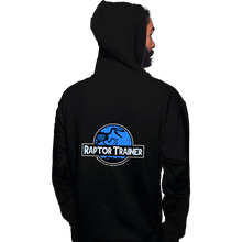 Load image into Gallery viewer, Shirts Pullover Hoodies, Unisex / Small / Black Raptor Trainer
