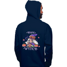 Load image into Gallery viewer, Daily_Deal_Shirts Pullover Hoodies, Unisex / Small / Navy Basic Witch Season
