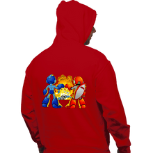 Load image into Gallery viewer, Shirts Pullover Hoodies, Unisex / Small / Red Ro Bro Fist