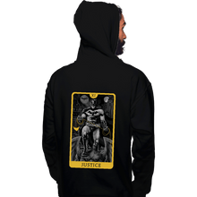 Load image into Gallery viewer, Daily_Deal_Shirts Pullover Hoodies, Unisex / Small / Black JL Tarot - Justice