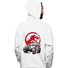 Load image into Gallery viewer, Daily_Deal_Shirts Pullover Hoodies, Unisex / Small / White YJ Sahara sumi-e