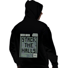 Load image into Gallery viewer, Shirts Zippered Hoodies, Unisex / Small / Black Stack The Halls