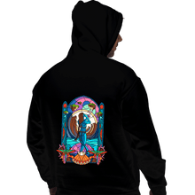 Load image into Gallery viewer, Daily_Deal_Shirts Pullover Hoodies, Unisex / Small / Black Stained Glass Paradise