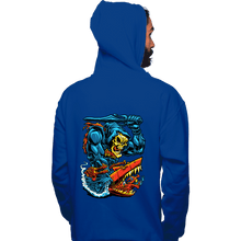 Load image into Gallery viewer, Daily_Deal_Shirts Pullover Hoodies, Unisex / Small / Royal Blue Landshark