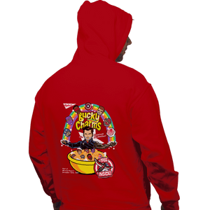 Shirts Pullover Hoodies, Unisex / Small / Red Bucky Charms