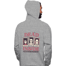 Load image into Gallery viewer, Daily_Deal_Shirts Pullover Hoodies, Unisex / Small / Sports Grey Dead Inside Misfortune Telling Club