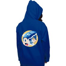 Load image into Gallery viewer, Shirts Pullover Hoodies, Unisex / Small / Royal Blue The Blue Bomber Head