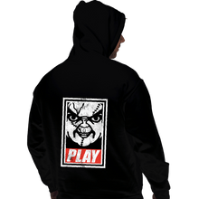 Load image into Gallery viewer, Shirts Pullover Hoodies, Unisex / Small / Black Play