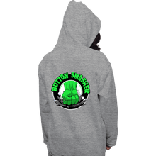 Load image into Gallery viewer, Shirts Pullover Hoodies, Unisex / Small / Sports Grey Button Smasher