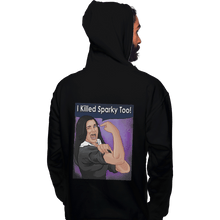 Load image into Gallery viewer, Secret_Shirts Pullover Hoodies, Unisex / Small / Black Sparky Too!