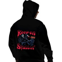 Load image into Gallery viewer, Secret_Shirts Pullover Hoodies, Unisex / Small / Black Keep On Stabbin' Ghost