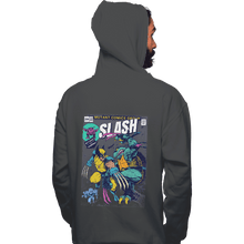 Load image into Gallery viewer, Shirts Pullover Hoodies, Unisex / Small / Charcoal Wolverine VS Slash