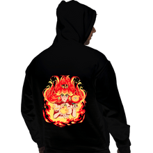 Load image into Gallery viewer, Daily_Deal_Shirts Pullover Hoodies, Unisex / Small / Black Peach Fire