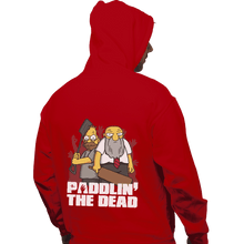 Load image into Gallery viewer, Shirts Zippered Hoodies, Unisex / Small / Red Paddlin' The Dead