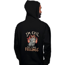 Load image into Gallery viewer, Daily_Deal_Shirts Pullover Hoodies, Unisex / Small / Black I'm Evil But I Have Feelings