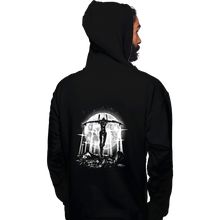 Load image into Gallery viewer, Shirts Pullover Hoodies, Unisex / Small / Black Moonlight Pilot