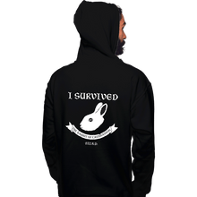 Load image into Gallery viewer, Shirts Pullover Hoodies, Unisex / Small / Black Rabbit