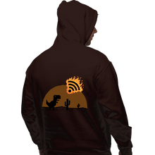 Load image into Gallery viewer, Shirts Pullover Hoodies, Unisex / Small / Dark Chocolate Apocalypsis Signal