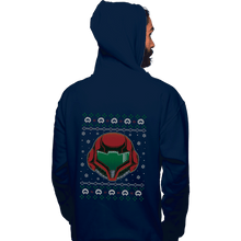 Load image into Gallery viewer, Shirts Pullover Hoodies, Unisex / Small / Navy The Larvas Hunter Christmas