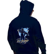 Load image into Gallery viewer, Shirts Pullover Hoodies, Unisex / Small / Navy Retro Ex-Soldier