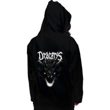 Load image into Gallery viewer, Secret_Shirts Pullover Hoodies, Unisex / Small / Black Dracarys Metal T-Shirt
