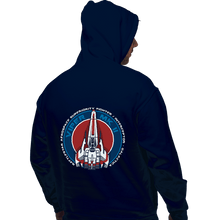 Load image into Gallery viewer, Daily_Deal_Shirts Pullover Hoodies, Unisex / Small / Navy Battlestar MKII