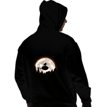 Load image into Gallery viewer, Shirts Pullover Hoodies, Unisex / Small / Black Moonlight Clouds