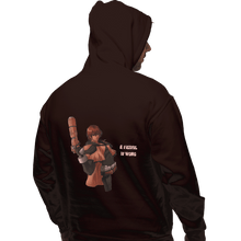 Load image into Gallery viewer, Shirts Zippered Hoodies, Unisex / Small / Dark Chocolate A FistFul Of Wong