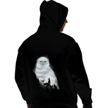 Load image into Gallery viewer, Shirts Pullover Hoodies, Unisex / Small / Black Magical Owl