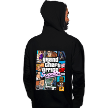 Load image into Gallery viewer, Shirts Pullover Hoodies, Unisex / Small / Black Grand Theft Office