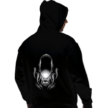 Load image into Gallery viewer, Shirts Pullover Hoodies, Unisex / Small / Black Alien Head