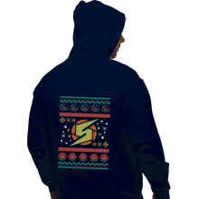 Load image into Gallery viewer, Secret_Shirts Pullover Hoodies, Unisex / Small / Navy Ugly Metroid
