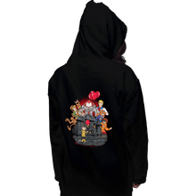Load image into Gallery viewer, Daily_Deal_Shirts Pullover Hoodies, Unisex / Small / Black Creepy Clown In Derry Maine
