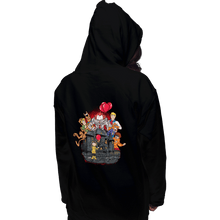 Load image into Gallery viewer, Daily_Deal_Shirts Pullover Hoodies, Unisex / Small / Black Creepy Clown In Derry Maine