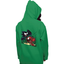 Load image into Gallery viewer, Secret_Shirts Pullover Hoodies, Unisex / Small / Irish Green Knuckles Vs Sonic