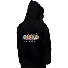 Load image into Gallery viewer, Shirts Pullover Hoodies, Unisex / Small / Black Starter Friends