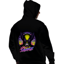 Load image into Gallery viewer, Daily_Deal_Shirts Pullover Hoodies, Unisex / Small / Black Stay Savage
