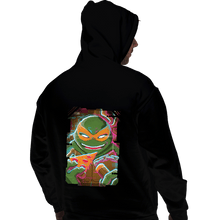 Load image into Gallery viewer, Daily_Deal_Shirts Pullover Hoodies, Unisex / Small / Black Glitch Michelangelo