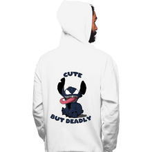 Load image into Gallery viewer, Daily_Deal_Shirts Pullover Hoodies, Unisex / Small / White Cute But Deadly