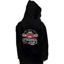 Load image into Gallery viewer, Shirts Zippered Hoodies, Unisex / Small / Black Millennial Fair