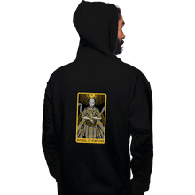 Load image into Gallery viewer, Shirts Pullover Hoodies, Unisex / Small / Black Tarot Wheel Of Fortune