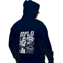 Load image into Gallery viewer, Daily_Deal_Shirts Pullover Hoodies, Unisex / Small / Navy Mando Space Lines