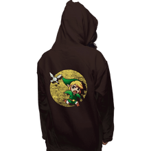 Load image into Gallery viewer, Shirts Pullover Hoodies, Unisex / Small / Dark Chocolate The Adventures Of Link