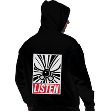 Load image into Gallery viewer, Shirts Pullover Hoodies, Unisex / Small / Black Listen and Obey