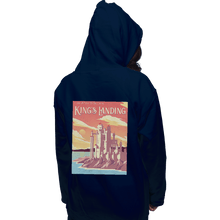 Load image into Gallery viewer, Shirts Pullover Hoodies, Unisex / Small / Navy Visit King's Landing