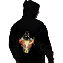 Load image into Gallery viewer, Shirts Pullover Hoodies, Unisex / Small / Black S H A Z A M