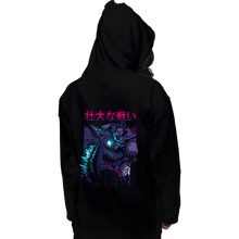 Load image into Gallery viewer, Secret_Shirts Pullover Hoodies, Unisex / Small / Black Epic Kaiju Battle